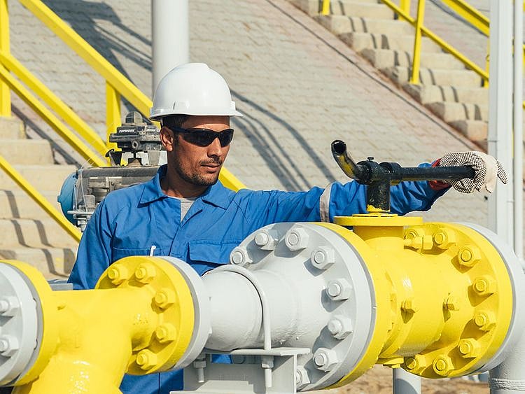 Stock Dana gas in Egypt