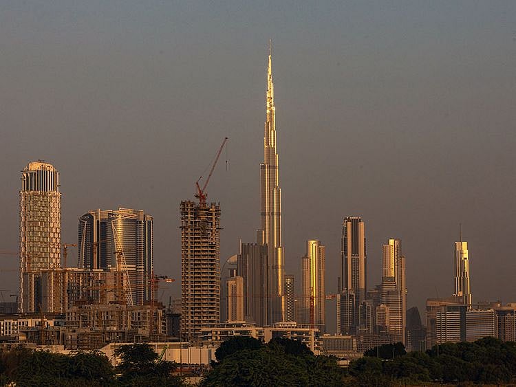 Stock Dubai skyline