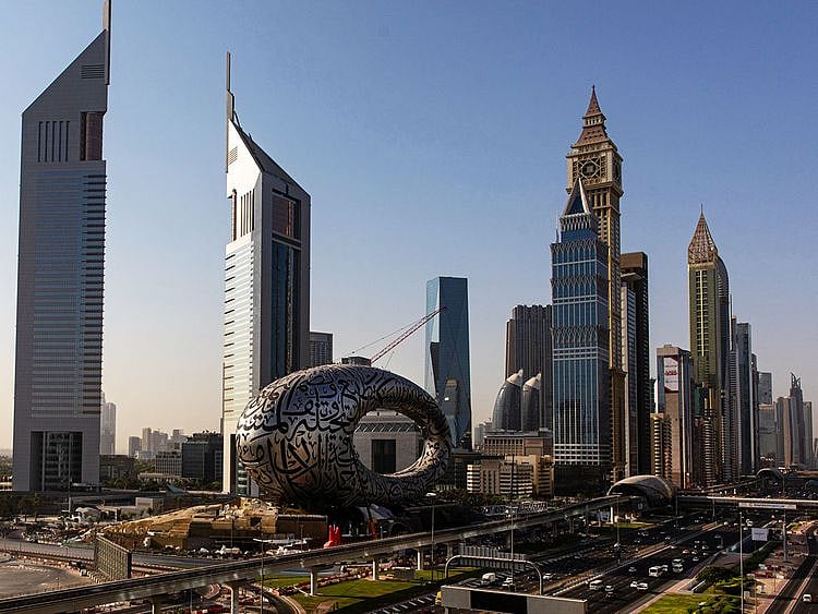 Stock Dubai skyline