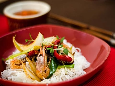 Asian Prawn and Noodles 