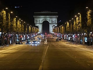 Photos: Curfew begins for 20 million French people