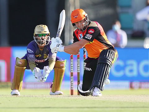 File photo: Jonny Bairstow of Sunrisers Hyderabad plays a shot. 