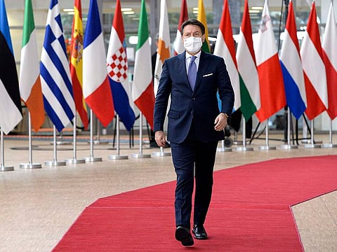 Italy's Prime Minister Giuseppe Conte.