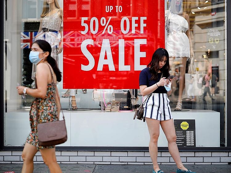 Stock London Britain UK economy people