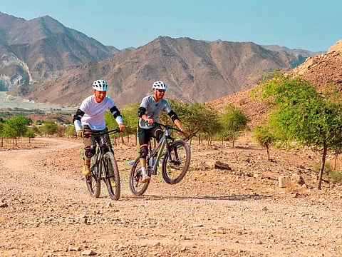 The Hatta bike trails are free to ride and are open all year round. Picture used for illustrative purposes. 