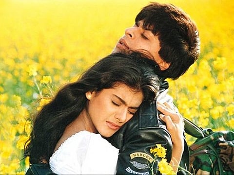 Kajol and Shah Rukh Khan in 'Dilwale Dulhania Le Jayenge'.