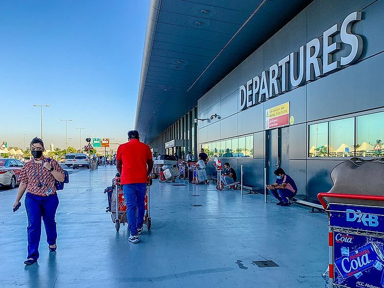 Stock Dubai airport terminal 2