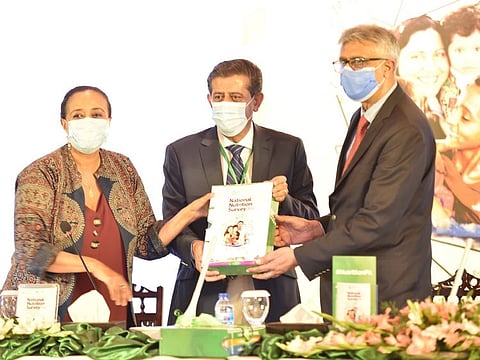 Nearly four out of 10 under five children are stunted in Pakistan, says the latest National Nutrition Survey launched in Islamabad on Tuesday. 