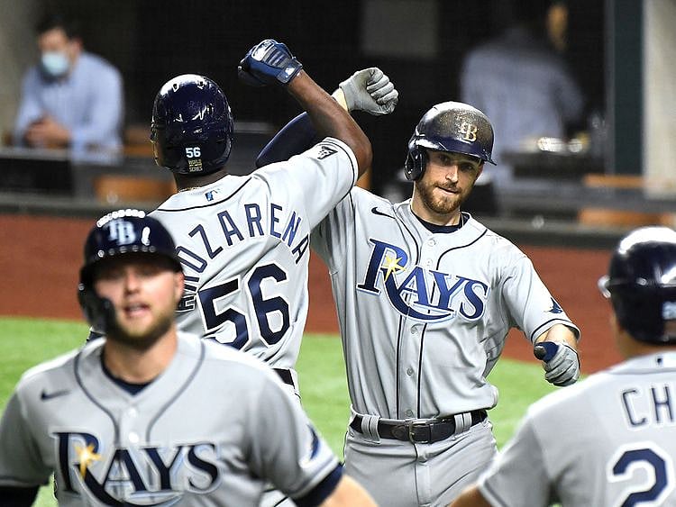 Tampa Bay levelled the World Series 1-1 with the LA Dodgers