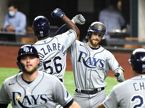 Tampa Bay levelled the World Series 1-1 with the LA Dodgers