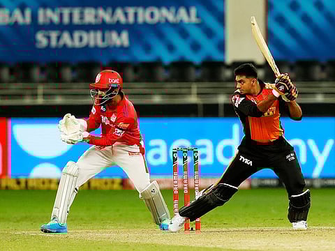 File photo: Vijay Shankar of Sunrisers Hyderabad plays a shot. 