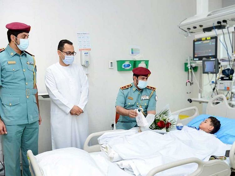 Boy survives