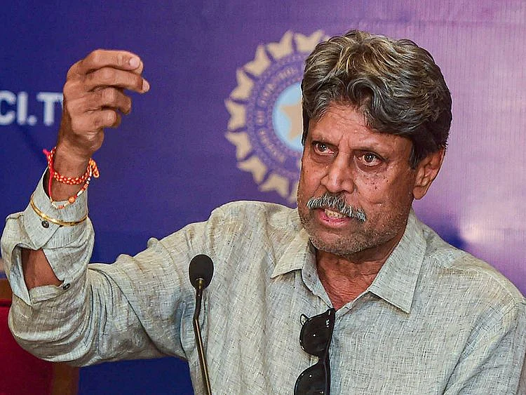 Former India captain Kapil Dev