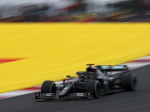 Lewis Hamilton overcame early scares to win in Portugal