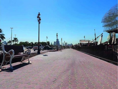 The Sharjah Beach Project in Sharjah Khor beach. 