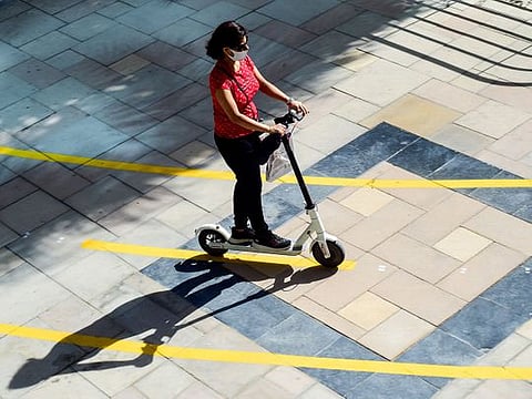 Photos: Trial run of e-scooters in Dubai begins in five zones