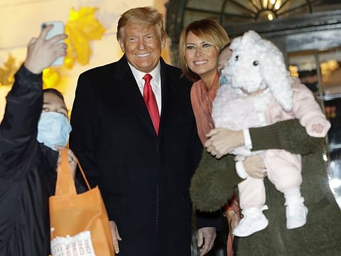 In Pictures: Trumps celebrate Halloween at the White House