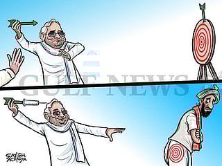 Cartoon from Satish: Free COVID-19 vaccine in Bihar manifesto stirs row