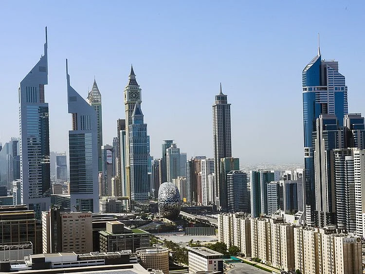 Stock Dubai Skyline