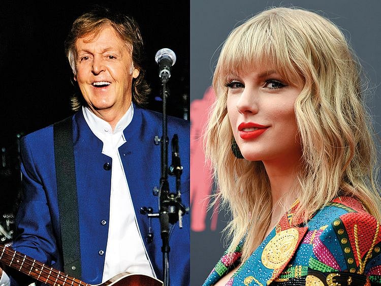 Paul McCartney and Taylor Swift
