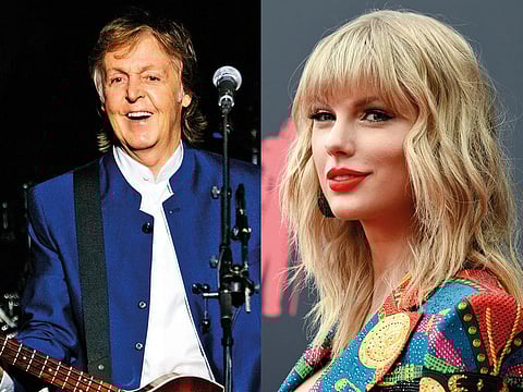 Paul McCartney and Taylor Swift