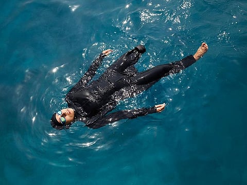 The campaign features Zainab Al Eqabi an amputee and everyday athlete, as well as other successful Arab female athletes