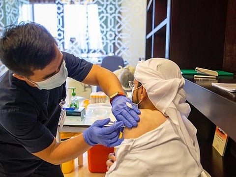 There are currently two groups of people who have been vaccinated in Abu Dhabi: One group that received the vaccines as part of the COVID-19 vaccine trials in the emirate. The other group comprises those who have received the vaccine as part of the national vaccination programme.