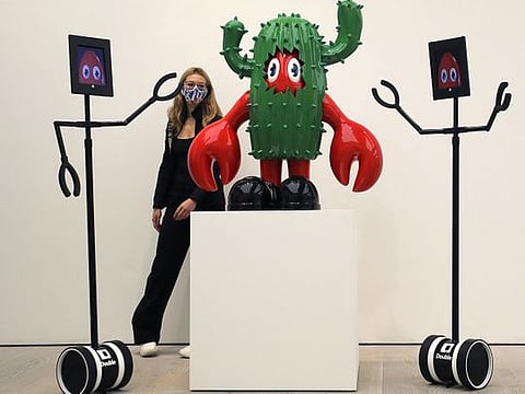 In Pictures: 'Lobsteropolis' art exhibition in London with robot viewing option