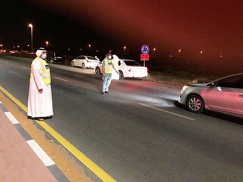 RAK Police stop a reckless driver; Six vehicles were seized for various violations on one day alone