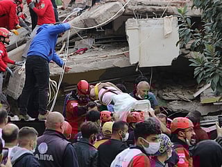 Photos: Earthquake rattles western Turkey and Greece, leveling buildings 