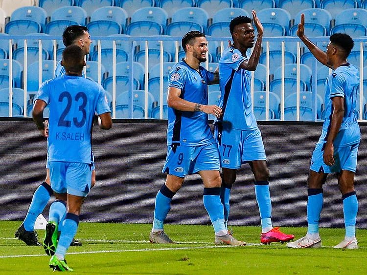 Bani Yas thumped Khor Fakkan 5-0 in the AGL