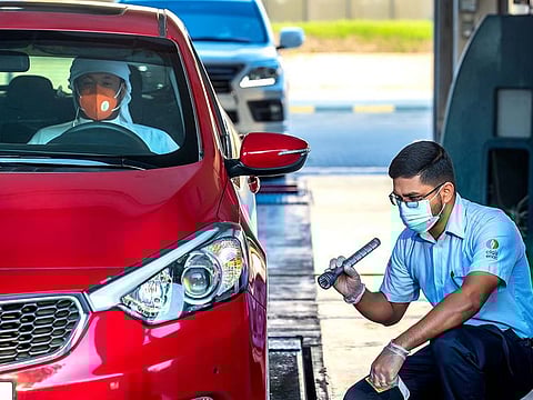 Tasjeel pilots drive-through express service at Sharjah Auto Village. Photo for illustrative purpose only.