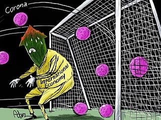 Cartoon: Coronavirus is impacting the global economy in a major way