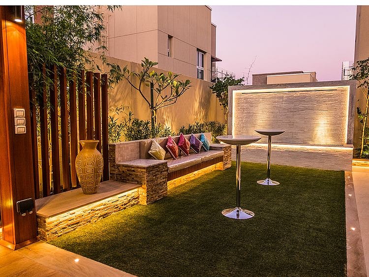 The Mohnani property at Villa Lantana has been transformed with effective landscaping 