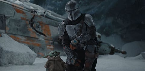 A still from 'The Mandalorian'.