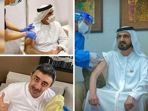 COVID-19 vaccine: Senior UAE officials who were immunised
