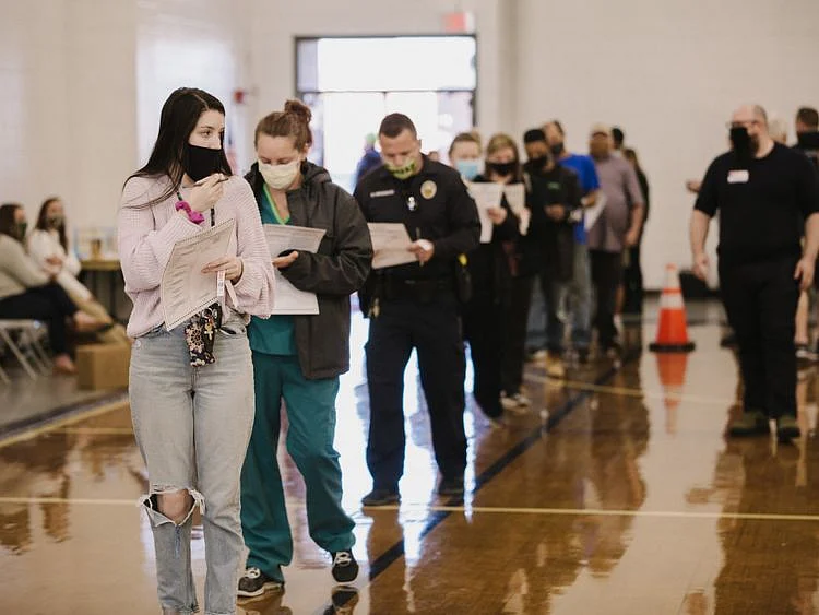 US Elections queues 