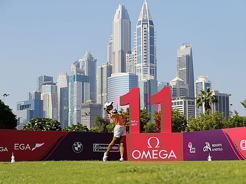 Celine Boutier is in fifth spot