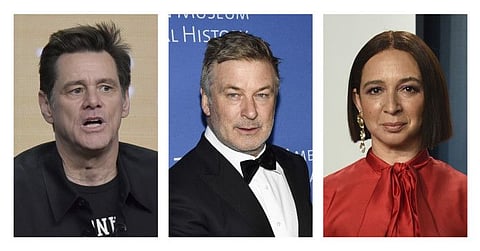 Jim Carrey, Alec Baldwin and Maya Rudolph star in 'SNL'.