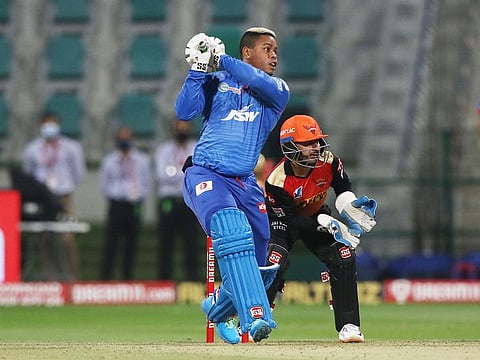 Shimron Hetmyer of Delhi Capitals eventually came good with his first half-century ever since joining the team in 2020.1 season.