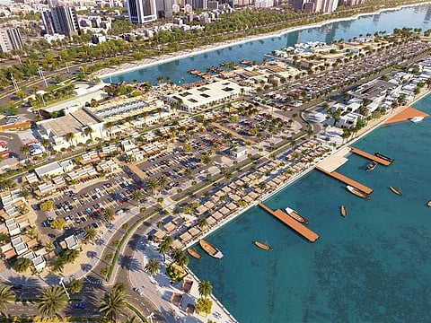 The redevelopment works at Mina Zayed will begin with the demolition of Meena Plaza Towers on November 27