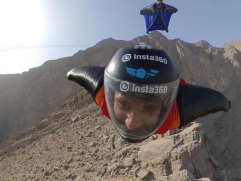 Alghafri has been able to make a name for himself in the world of BASE jumping with his sights set on global competitions.