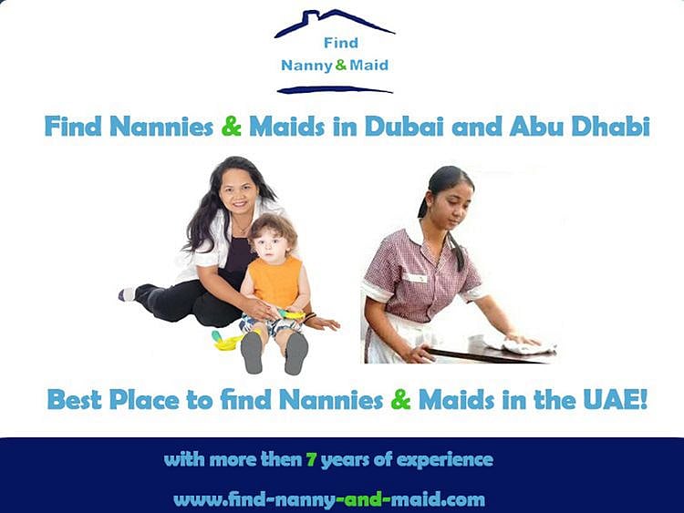www.Find-Nanny-and-Maid.com is a unique nanny maid finder service in Dubai and Abu Dhabi 