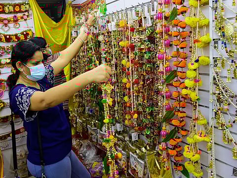 Indians doing Diwali shopping in Madhoor supermarket in Bur Dubai. Photo: Virendra Saklani/Gulf News