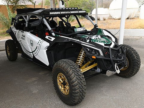 The patrols are specially equipped to cater to the rugged terrain in Hatta