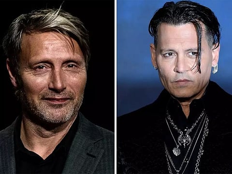 Mads Mikkelson and Johnny Depp.