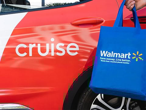 Walmart says customers will be able to place an order and it will be delivered contact-free by a Cruise vehicle