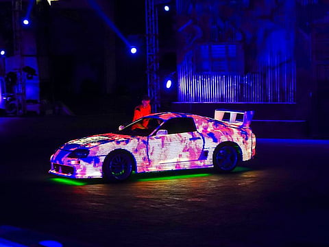 The vehicle boasts 37,676 LED lights and is a fan favourite, having roamed the streets of Dubai as part of last season’s highly successful ‘Stunt Show Survivor’.