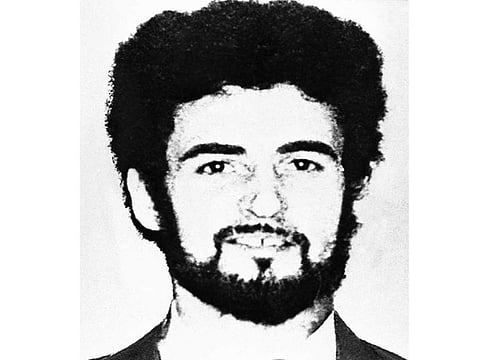 This 1978 file photo shows Peter William Sutcliffe, the alleged 'Yorkshire Ripper'.  On Friday, Nov. 13, 2020, Britain’s Prison Service said that serial killer Peter Sutcliffe - known as the Yorkshire Ripper died in the hospital.