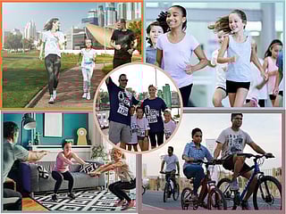 13 Ways to do the Dubai Fitness Challenge 2020 with children